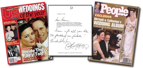 Catherine Zeta-Jones Michael Douglas Wedding 