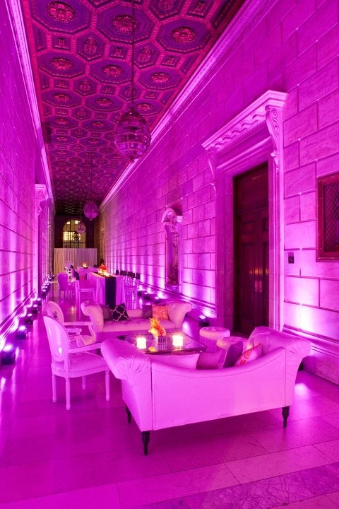 New York decor Lighting for Wedding event venue space