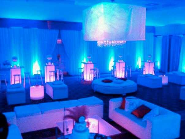 LED Up-Lighting has a full spectrum of colors Decor lighting company New York