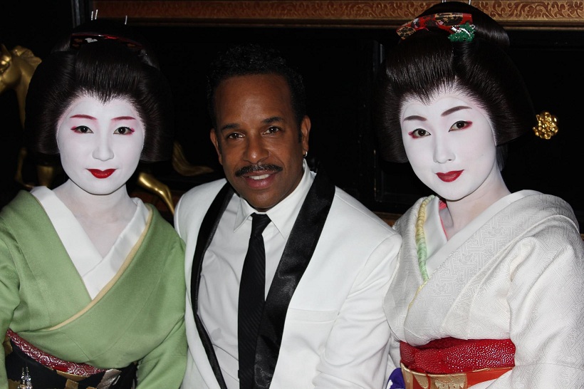 Chuck Wansley and his band performed at the Kyoto, Japan