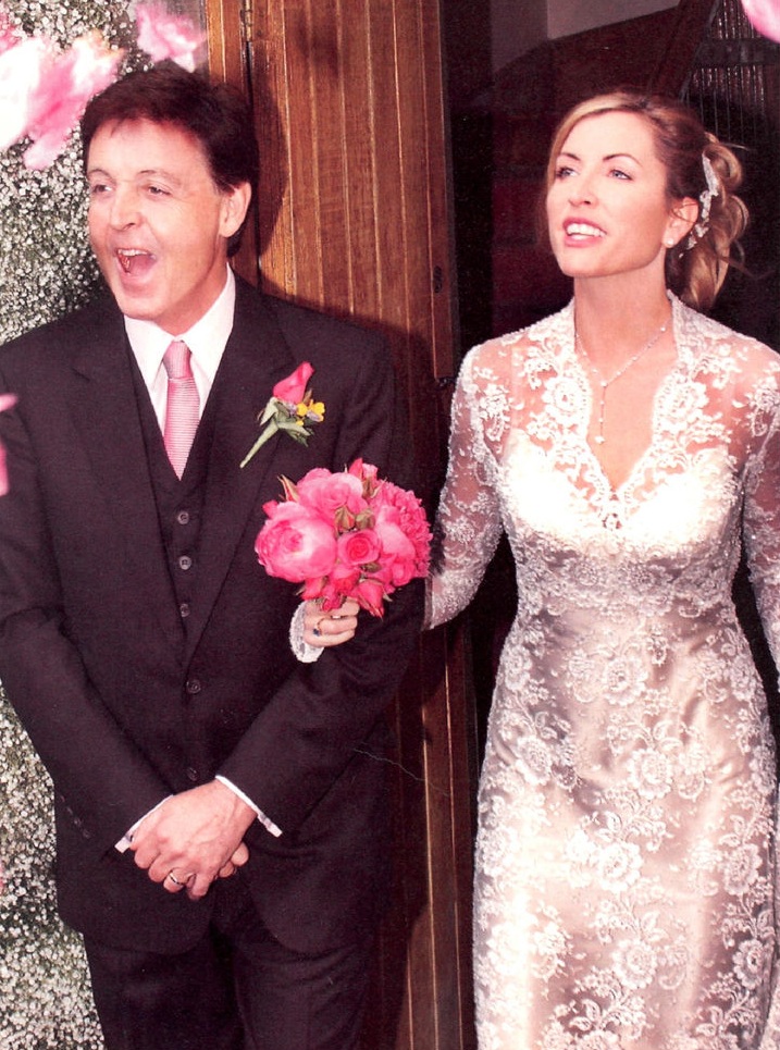 The Paul McCartney Wedding at St. Salvator's Church at the 17th-century Castle Leslie, in Glaslough, Ireland