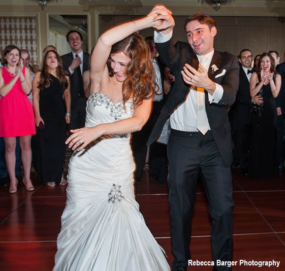 The Bride & Groom on the Dance Floor at the Four Seasons Hotel in Philadelphia