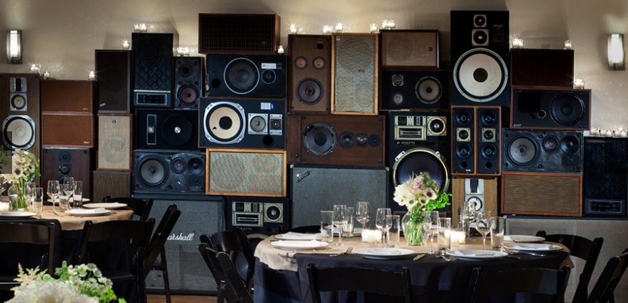 The Wall of Sound at The Breslin below the Ace Hotel