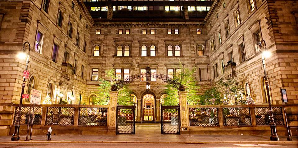 The Courtyard of the NY Palace Hotel and Villard Mansion