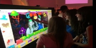 Digital sign in board mitzvah games